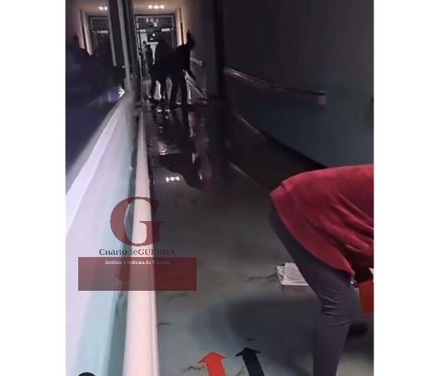 Sufre inundaciones el Hospital IMSS-Bienestar de Tzompantepec; lluvias evidencian carencias